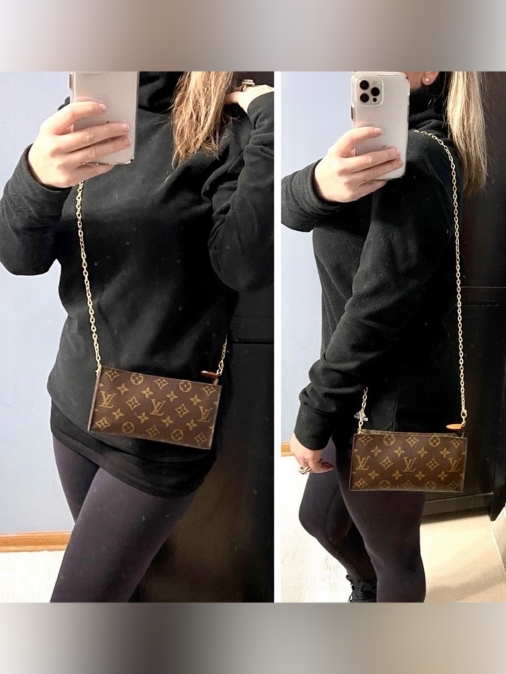 Louis Vuitton Vintage Monogram Bucket GM Pouch Purse